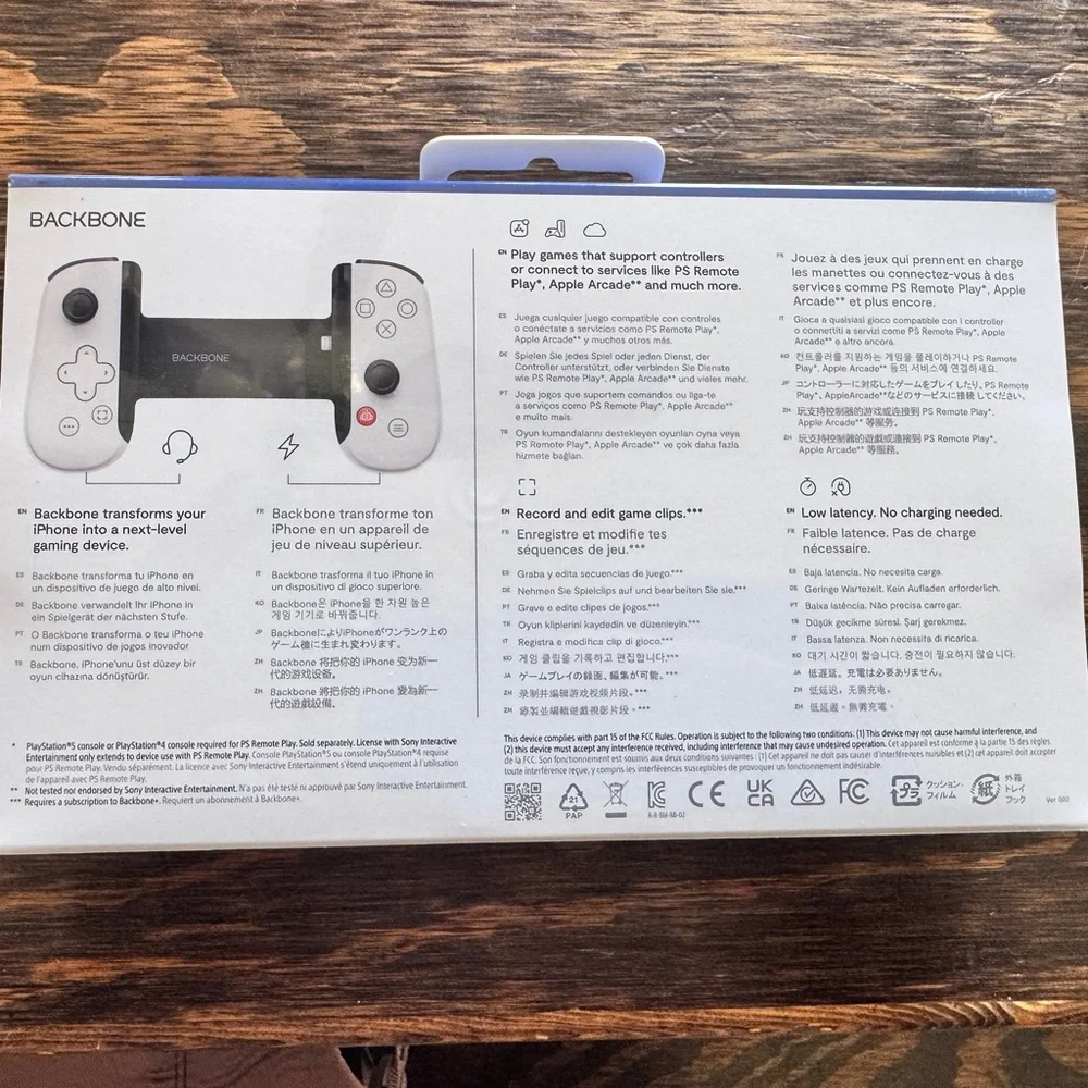 Sony PlayStation Backbone-Style Mobile Controller — White